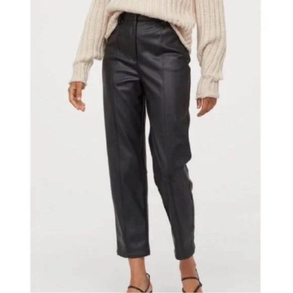 H&M Faux Leather Pants | Size 4
